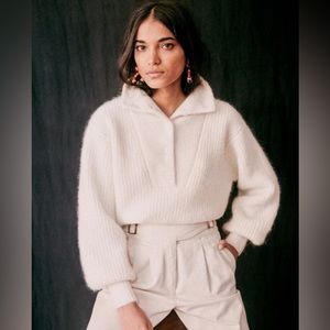 Sezane Micky Jumper Ecru size M